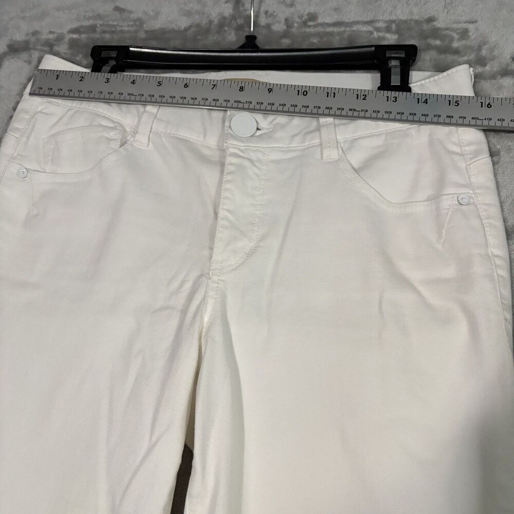 Democracy Ab Technology Women’s White Skinny Ankle Jeans Size 8 Stretch Denim - Picture 7 of 8